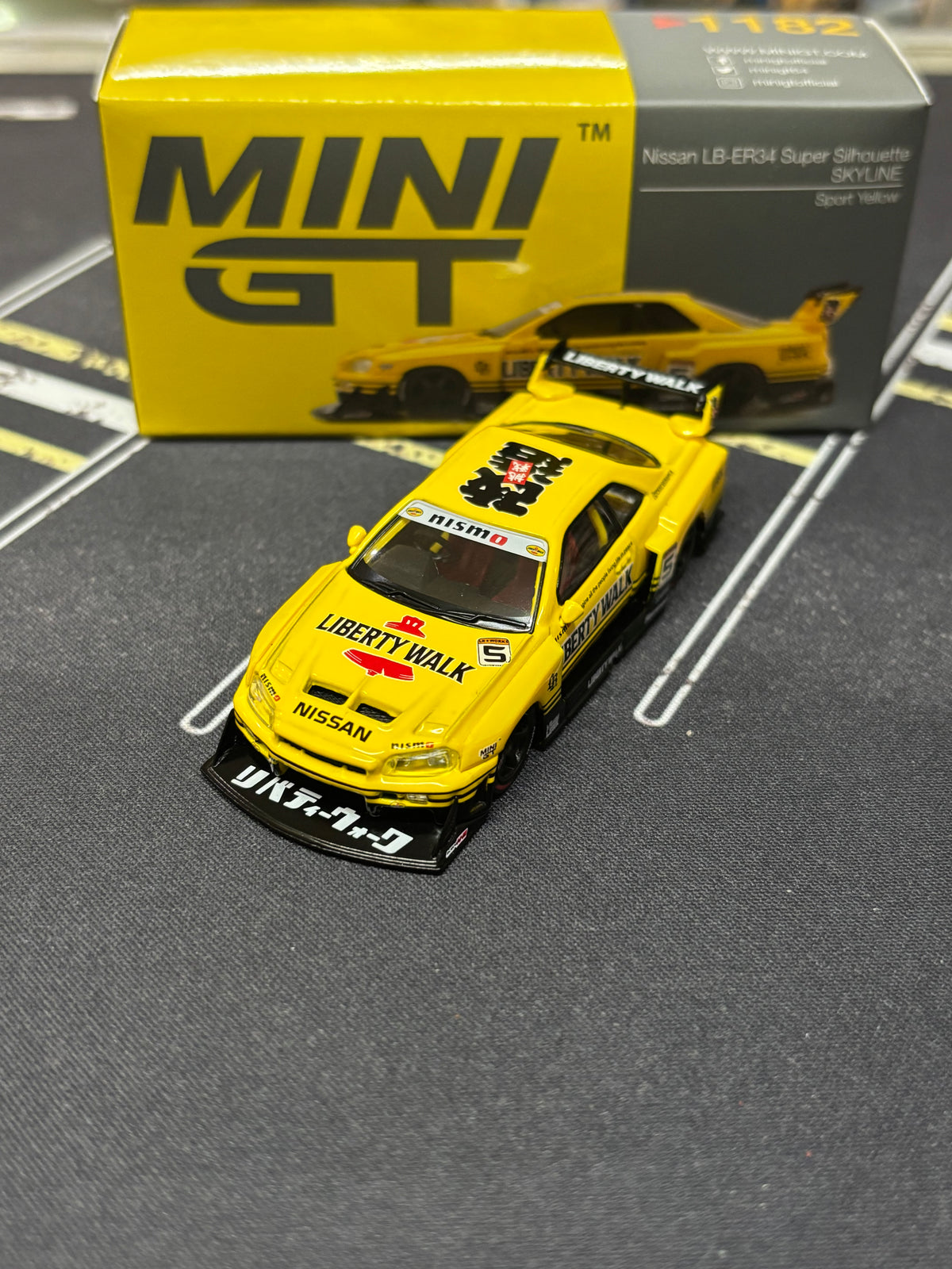 Mini GT Nissan LB-ER34 Super Silhouette Skyline