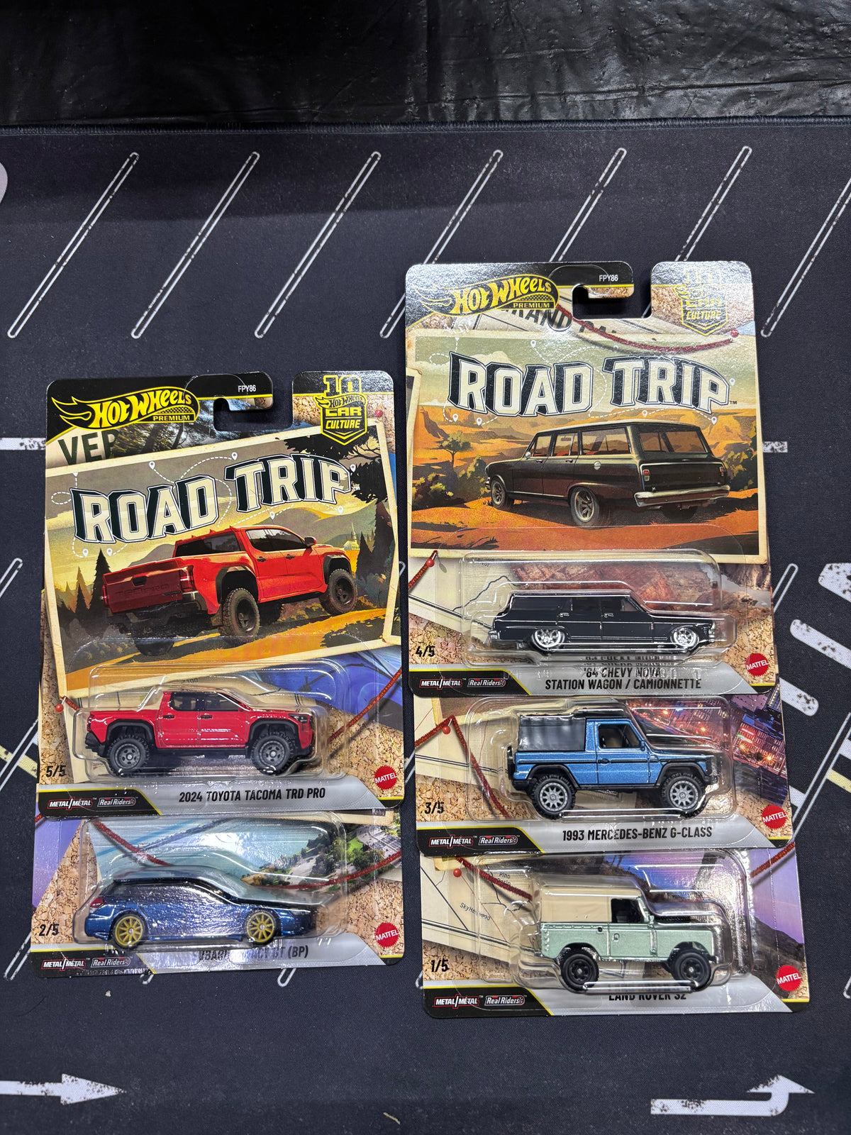 Hot Wheels Car Culture Premium Road Trip (Full Set)