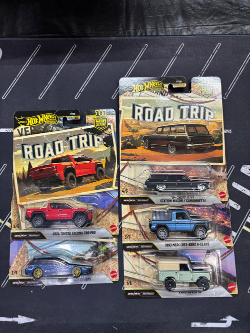 Hot Wheels Car Culture Premium Road Trip (Full Set)