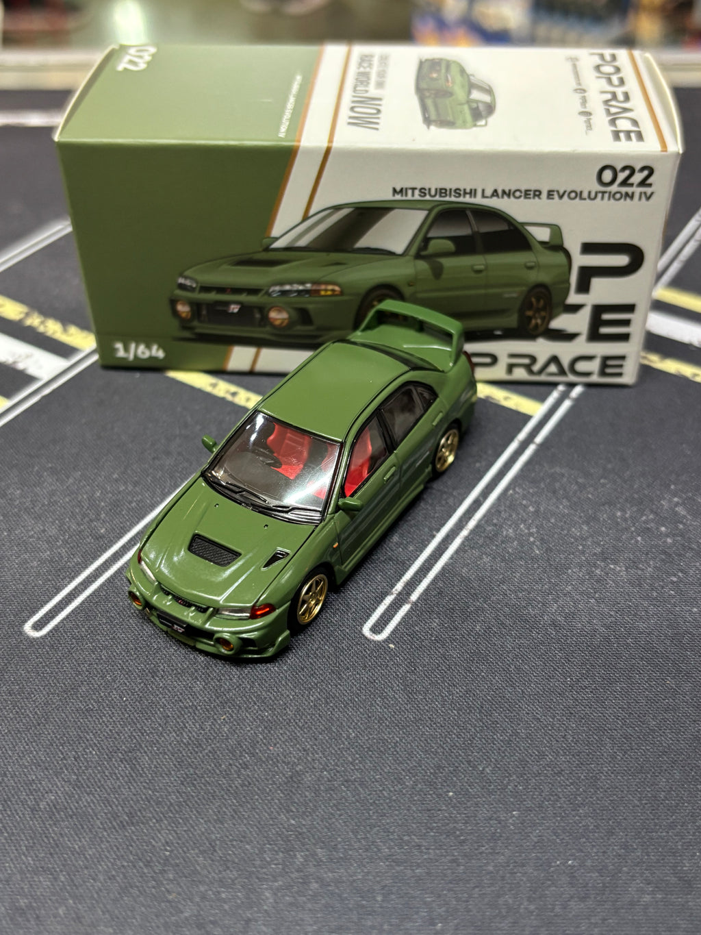 Pop Race Mitsubishi Lancer Evolution IV 022 (Blister Packaging