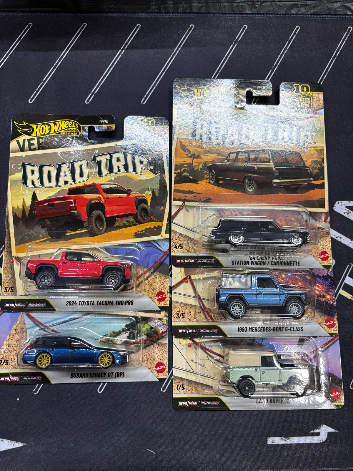 Hot Wheels Car Culture Premium Road Trip (Full Set)