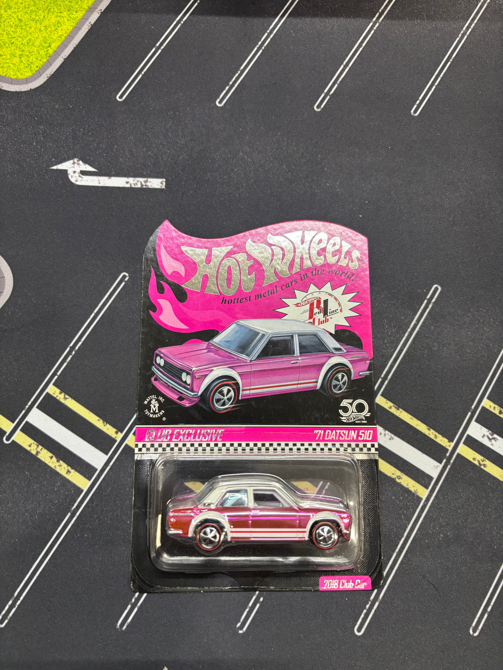 Hot Wheels RLC 71 Datsun 510 Pink Party Car