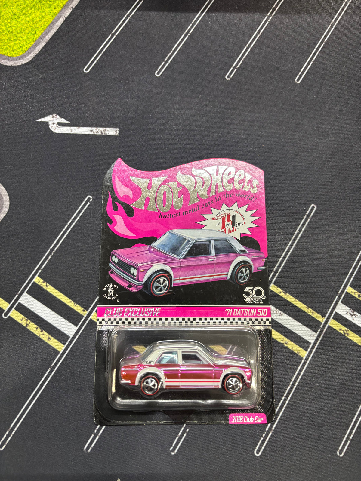 Hot Wheels RLC 71 Datsun 510 Pink Party Car