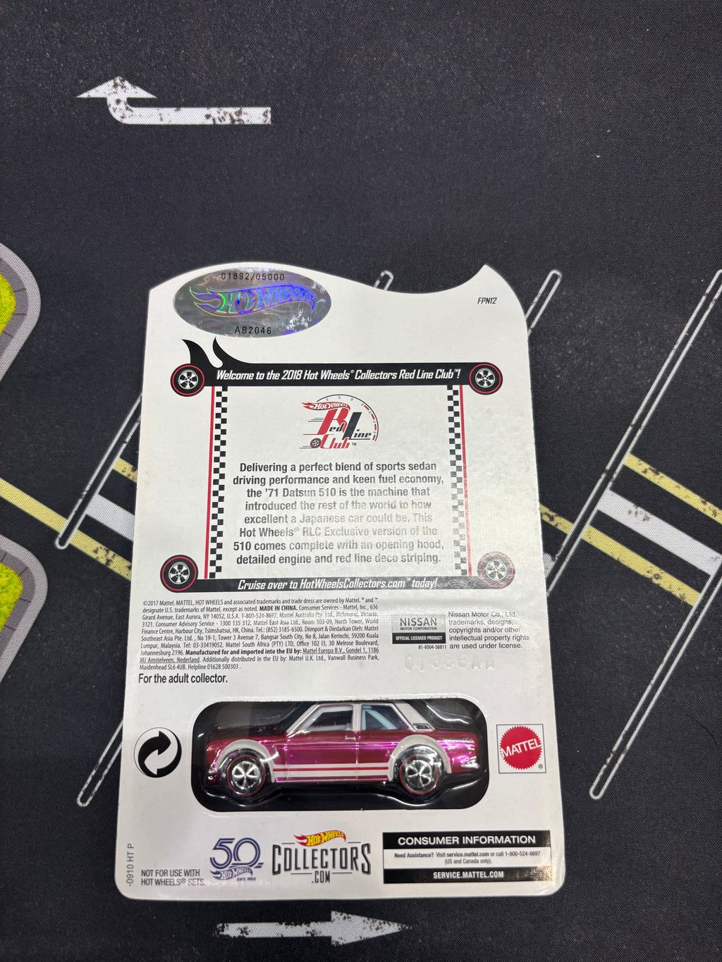 Hot Wheels RLC 71 Datsun 510 Pink Party Car