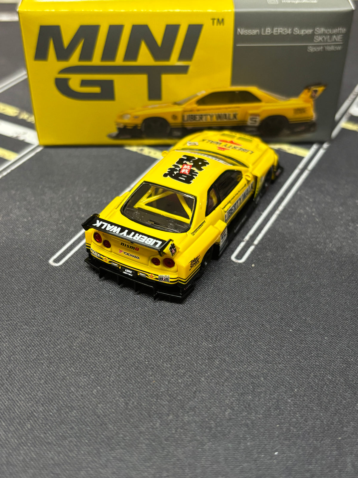 Mini GT Nissan LB-ER34 Super Silhouette Skyline