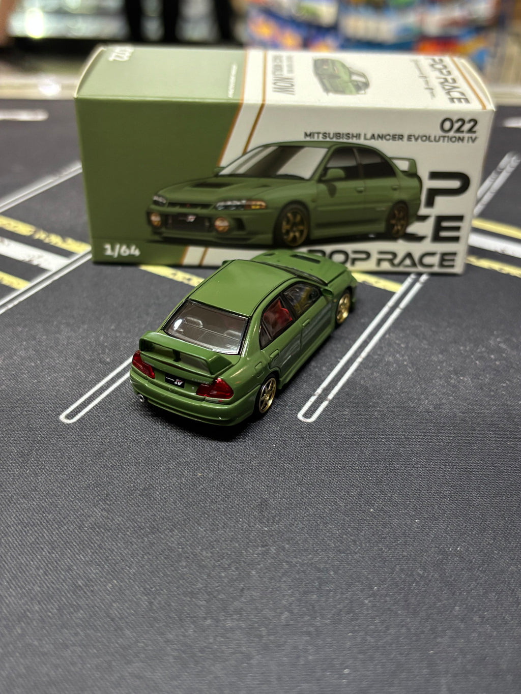 Pop Race Mitsubishi Lancer Evolution IV 022 (Blister Packaging