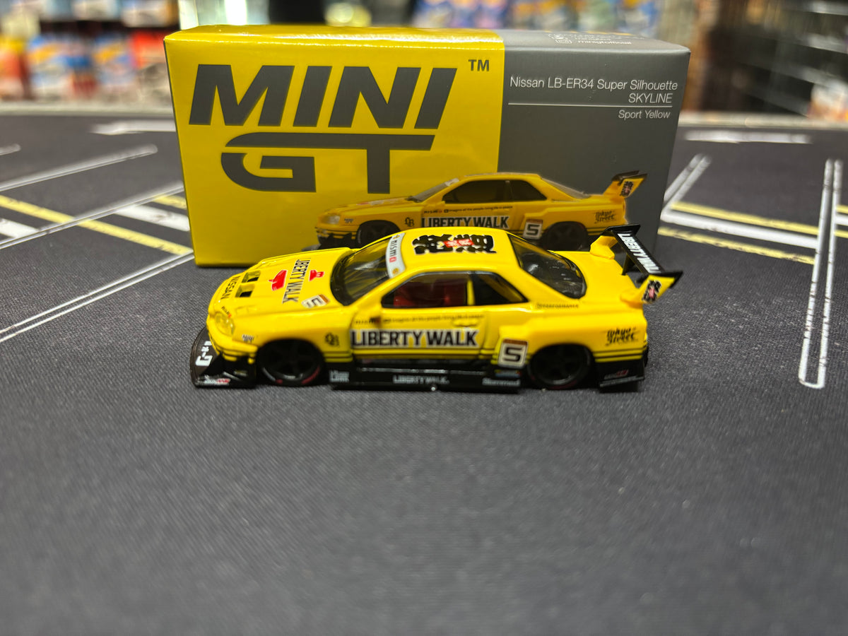 Mini GT Nissan LB-ER34 Super Silhouette Skyline