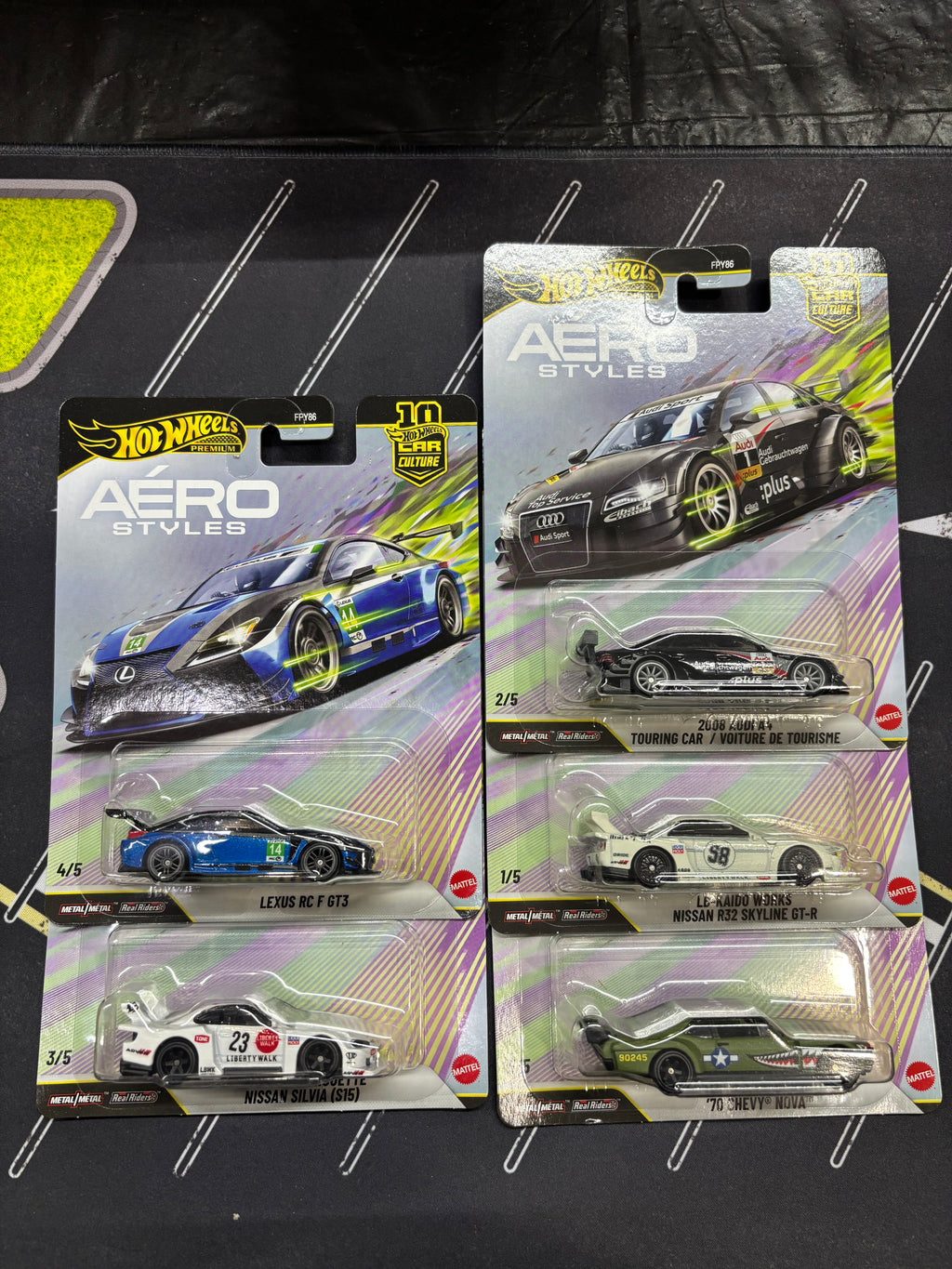 Hot Wheels Car Culture Premium AeroStyles (Full Set)