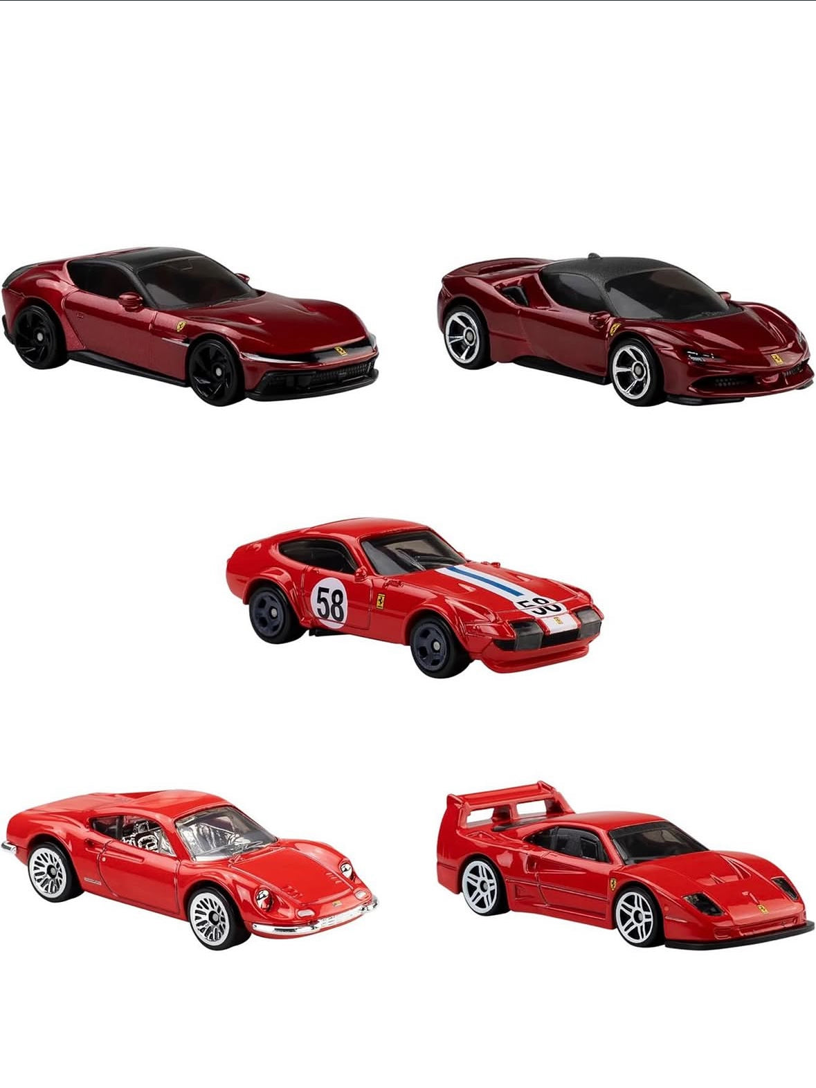 Hot Wheels Ferrari 5 pack